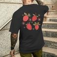 Fraises Mignonnes De Jardin Cottagecore Esthétique T-shirt imprimé au dos Cadeaux pour lui