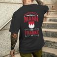 Franke Fränkisch Dialect Franken Bayern Frankenland T-Shirt mit Rückendruck Geschenke für Ihn