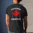 Freedom Convoy 2022 Canadian Trucker Rule Mens Back Print T-shirt Gifts for Him