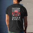 Freedom Convoy 2022 For Canadian Truckers Mandate Support Mens Back Print T-shirt Gifts for Him