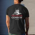 Freedom Convoy 2022 Trucker Canada Mens Back Print T-shirt Gifts for Him