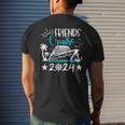 Friends Cruise 2024 Matching Vacation Group Trip Party Girls Men's T-shirt Back Print Gifts for Him