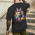 Frühling Ostern Karnickel Süßes Kaninchen Osterhase Motive T-Shirt mit Rückendruck Geschenke für Ihn