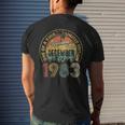 40 Years Old December 1983 Vintage 40Th Birthday Men's T-shirt Back Print Gifts for Him