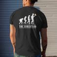 Beer The Human Evolution Tee For Dad Mens Back Print T-shirt Gifts for Him