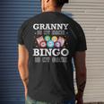 Bingo Granny Is My Name Bingo Lovers Family Casino Men's T-shirt Back Print Gifts for Him