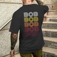 Bob First Name Vintage Bob Men's T-shirt Back Print Funny Gifts