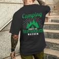 Camping Könnte Ich Hauptberuflich Machen Slogan T-Shirt mit Rückendruck Geschenke für Ihn