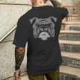 Cool Bulldog Dog Lover Men's T-shirt Back Print Gifts for Him