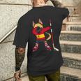 Dabbing Pastor Alemán España Hockey Sobre Hielo Fans Jersey Camiseta Hombre Estampado Espalda Regalos para él