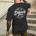 Dad Dance Retro Proud Dancer Dancing Father's Day Men's T-shirt Back Print Gifts for Him