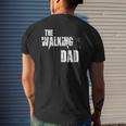 Dad Walking Father Zombie Mens Back Print T-shirt Gifts for Him