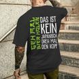 Das Ist Kein Japanisch Dreh Mal Den Kopf German T-Shirt mit Rückendruck Geschenke für Ihn