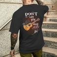 Don't Let The Old Man In Vintage Guitar Country Music Men's T-shirt Back Print Gifts for Him