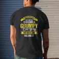 Never Dreamed That I'd Become A Grumpy Old Man V2 Mens Back Print T-shirt Gifts for Him
