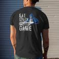Eat Sleep Gorilla Monke Tag Gorilla Vr Gamer Men's T-shirt Back Print Gifts for Him