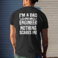 Engineer Dad Art Father Day Engineerings Mens Back Print T-shirt Gifts for Him