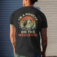 Fishing- I'm A Hooker On The Weekends Bass Fish Men's T-shirt Back Print Gifts for Him