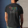 Funpa Definition For Grandpa Grandfather Father's Day Mens Back Print T-shirt Gifts for Him