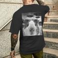 Guinea Pig Selfie With Ufos For Guinea Pig Lover Men's T-shirt Back Print Gifts for Him