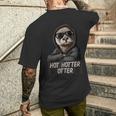 Hot Hotter Otter Otterliebe T-Shirt mit Rückendruck Geschenke für Ihn