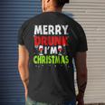 Merry Drunk I'm Christmas Naughty Drinking Quotes Mens Back Print T-shirt Gifts for Him