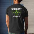 Motivational Workout Apparel Weightlifting Gym Men's Mens Back Print T-shirt Gifts for Him