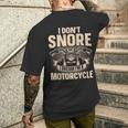 Motorcycle For Dad Biker Motorcycle Lover Men's T-shirt Back Print Gifts for Him