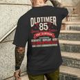 Oldtimer 85 Jahre Birthday T-Shirt mit Rückendruck Geschenke für Ihn