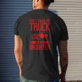 Protective Dad Don't Touch My Truck My Daughter Mens Back Print T-shirt Gifts for Him