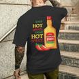 I Put Hot Sauce On My Hot Sauce Food Lover Men's T-shirt Back Print Funny Gifts
