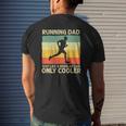 Running For Men Dad Marathon Runner Coach Marathoner Mens Back Print T-shirt Gifts for Him