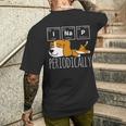 Science I Nap Periodic Table Meme Meh Beagle Dog Men's T-shirt Back Print Gifts for Him