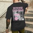 Sculpture Letter Graphic Cute Intense Feelings Men's T-shirt Back Print Funny Gifts