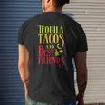 Taco Retro Taco Tequila Tacos And Best Friend Mens Back Print T-shirt Gifts for Him