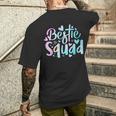 Tie Dye Best Friend Matching Bestie Squad Bff Cute Men's T-shirt Back Print Gifts for Him
