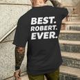 Worlds Best Robert Kid Robert Name Men's T-shirt Back Print Funny Gifts
