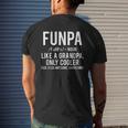 Funpa Grandpa Mens Back Print T-shirt Gifts for Him