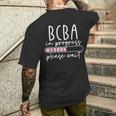 Future Behavior Analyst Bcba In Progress Bcba Student Men's T-shirt Back Print Gifts for Him