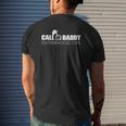 Gamer Dad Call Of Daddy Fatherhood Parenting Ops Mens Back Print T-shirt Gifts for Him