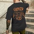 Gamer Kid Geschenke Für Herren Lustigesatertags-Geschenk Für Papa T-Shirt mit Rückendruck Geschenke für Ihn