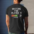 Gamer Pregnancy Announcement 2Nd Baby Expectant Dad Player 4 Ver2 Mens Back Print T-shirt Gifts for Him