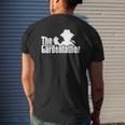 The Gardenfather Gardening Father's Day Mens Back Print T-shirt Gifts for Him