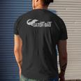 Gator Dad Father's Day Mens Back Print T-shirt Gifts for Him
