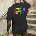 Gay Bear Passendes Gay-Paar- Lustiges Papa- T-Shirt mit Rückendruck Geschenke für Ihn