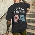 Gender Reveal Party Keeper Of Gender Boxing Men's T-shirt Back Print Gifts for Him