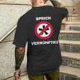 Gendersternchen Anti-Gender Language T-Shirt mit Rückendruck Geschenke für Ihn