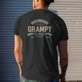 Genuine Grampy Top Great For Grandpa Fathers Day Men Mens Back Print T-shirt Gifts for Him
