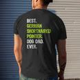 German Shorthaired Pointer Dog Dad Dog Lovers Mens Back Print T-shirt Gifts for Him