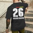 Germany Sauf Jersey Volker Racho Sauf Legend T-Shirt mit Rückendruck Geschenke für Ihn